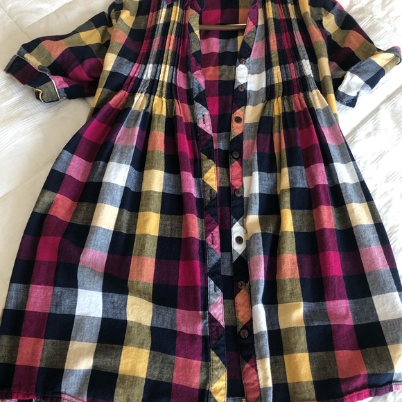 💛💙Poetry Brand Plaided Dress Shirt 100 Cotton💙 - Picture 8 of 14